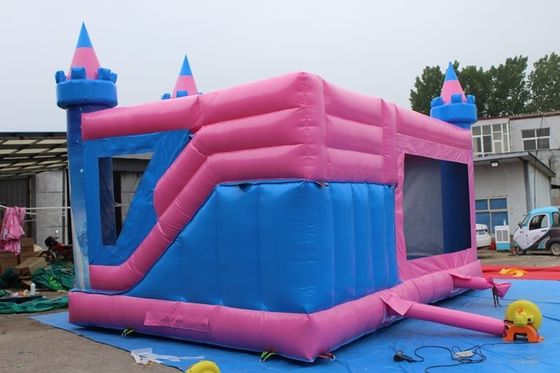 14 ans en haut du château Bounce Rose House Jumping Bouncy château à louer pour la fête