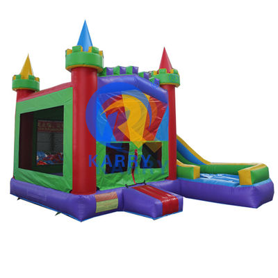 Bouncer de divertissement Jumper Combo Moonwalk Bouncer gonflable en PVC avec glissement d'eau