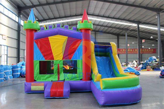 Bouncer de divertissement Jumper Combo Moonwalk Bouncer gonflable en PVC avec glissement d'eau