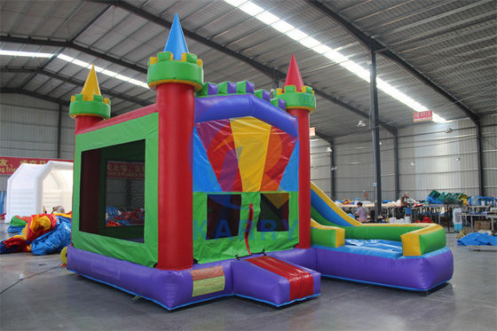 Bouncer de divertissement Jumper Combo Moonwalk Bouncer gonflable en PVC avec glissement d'eau