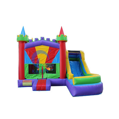 Bouncer de divertissement Jumper Combo Moonwalk Bouncer gonflable en PVC avec glissement d'eau