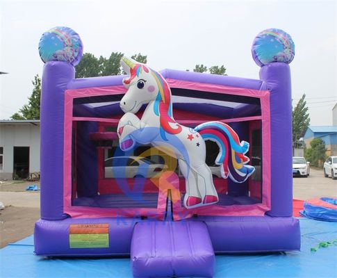 Unisexe 3D arc-en-ciel château gonflable pour taille personnalisée