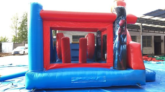 14 ans de super-héros Spiderman maison gonflable avec piscine avec conception de piscine