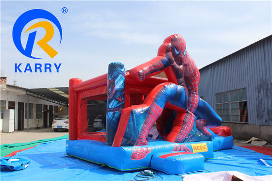 Adultes Combo gonflable humide / sec Bounce House Slide avec impression numérique et souffleur