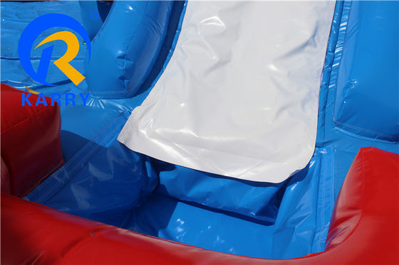 Adultes Combo gonflable humide / sec Bounce House Slide avec impression numérique et souffleur