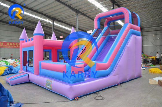 Unisexe personnalisé Château à rebondir coloré Maison et toboggan à l' eau Location de fête avec souffleur