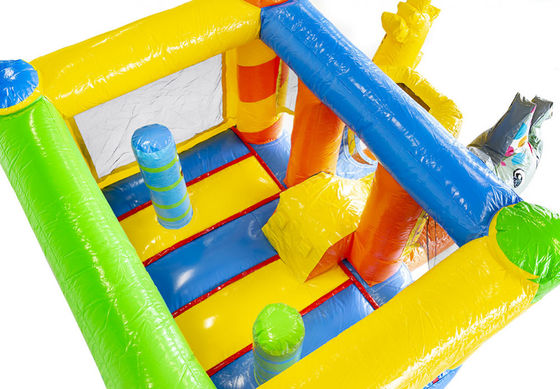 Maison gonflable sur le thème des animaux éléphants pour les enfants unisexes sur le terrain de jeux en plein air