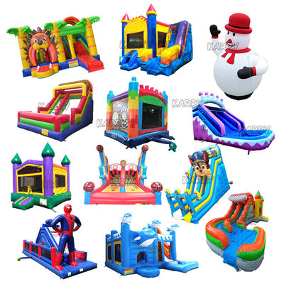 La gamme d'âge 14 ans et plus Château de saut gonflable avec Slide Combo Service OEM professionnel