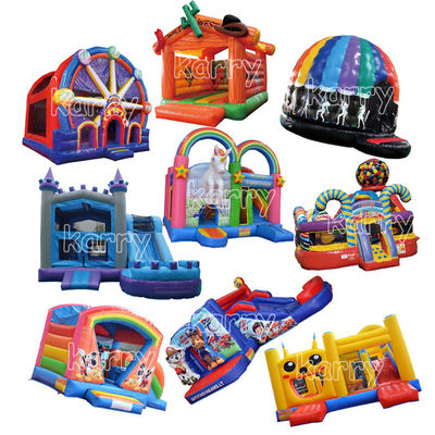La gamme d'âge 14 ans et plus Château de saut gonflable avec Slide Combo Service OEM professionnel