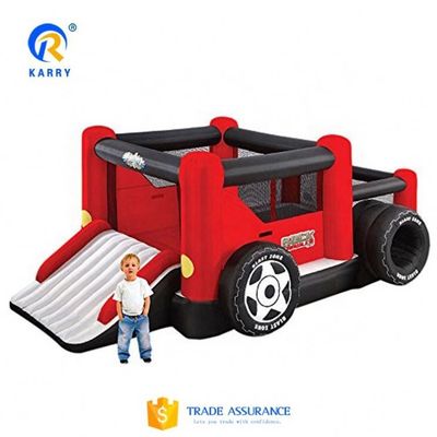 Jeux de saut au château en PVC zone gonflable Rock Crawler maison gonflable avec glissement