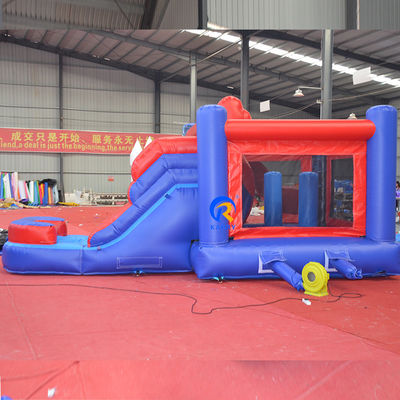 Les enfants PVC bâtonnet gonflable château gonflable combo avec diapositive et impression numérique