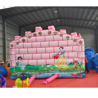 Château rose gonflable Chameleon Château rebondissant Combo Slide avec accessoires