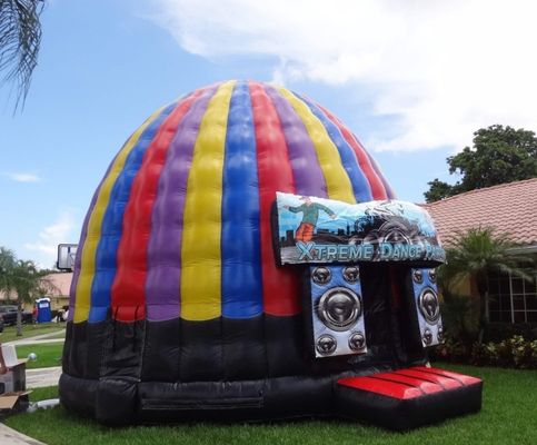 Service OEM professionnel Disco gonflable à dôme pour fête de danse Portable Bouncy Castle