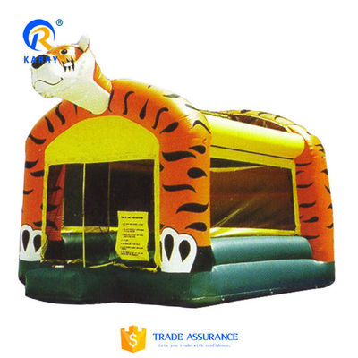 Le château à saut de tigre pour enfants en bâtonnet en PVC avec glisser-déposer gonflable