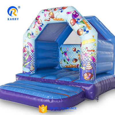14 ans en PVC pour les enfants amusement parc d'attractions bonbons château gonflable pour le plaisir en plein air