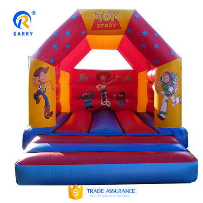 14 ans en PVC pour les enfants amusement parc d'attractions bonbons château gonflable pour le plaisir en plein air