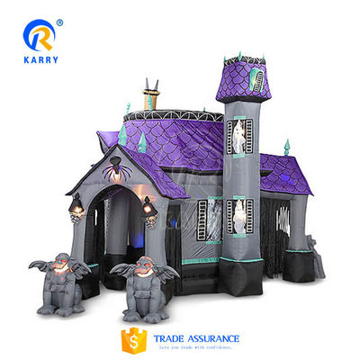 Taille personnalisée personnalisée maison hantée gonflable château de rebond pour enfants et adultes