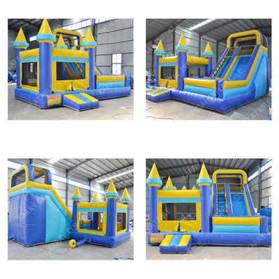 Expédition par voie maritime/aérienne PVC Spiderman maison gonflable avec combo de glissement