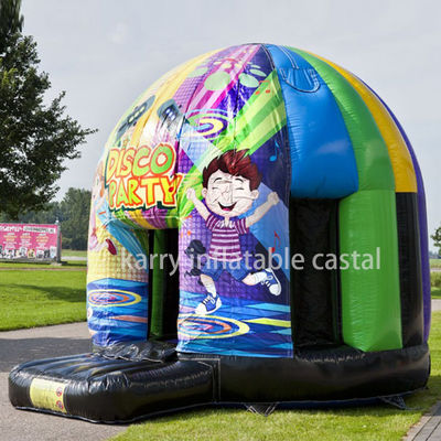 Disco amusant, dôme gonflable, clapetteur certifié EN14960, château gonflable amusant pour enfants