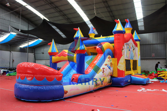 Logo personnalisé Acceptable Commercial Gonflable Bouncy Jumping Castle Combo Slide