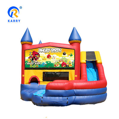Château gonflable de glissière pour les enfants PVC Matériau unisexe Ireful Oiseaux Bounce House
