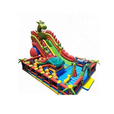 14 ans en haut Populaire centre commercial gonflable Fun City Dragon Château gonflable pour les enfants