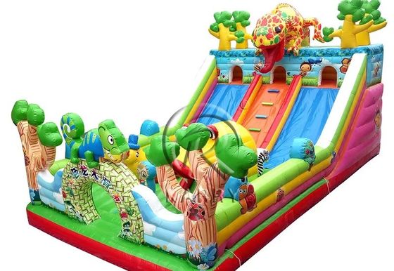 14 ans en haut Populaire centre commercial gonflable Fun City Dragon Château gonflable pour les enfants