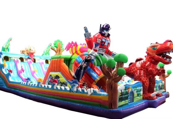 14 ans en haut Populaire centre commercial gonflable Fun City Dragon Château gonflable pour les enfants