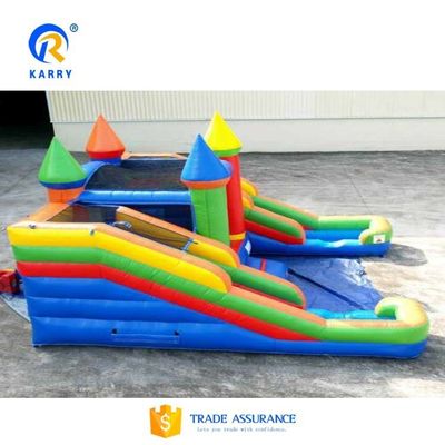 Maison gonflable à rebond de glisse à eau de qualité commerciale en PVC avec kits de glisse et de réparation