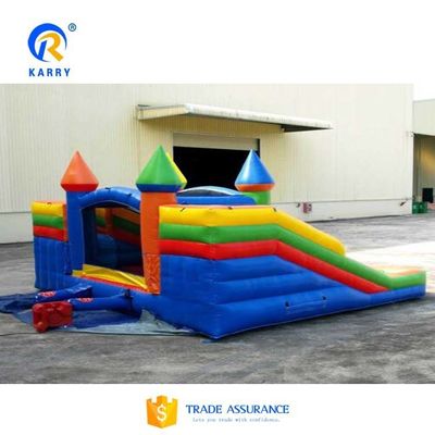 Maison gonflable à rebond de glisse à eau de qualité commerciale en PVC avec kits de glisse et de réparation