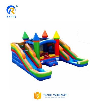 Maison gonflable à rebond de glisse à eau de qualité commerciale en PVC avec kits de glisse et de réparation