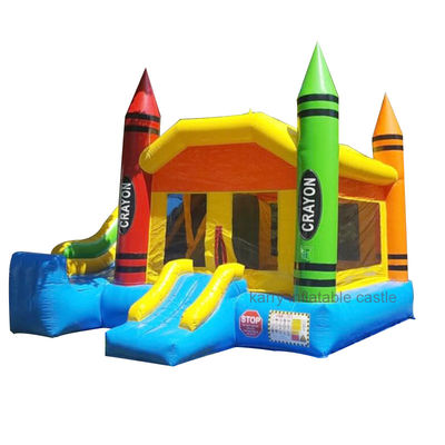 Maison de rebond Moonwalk gonflable à crayons portables avec certificat EN71/CE/plomb