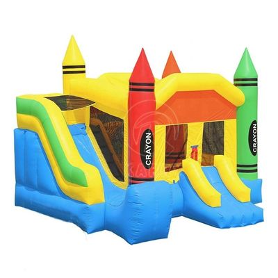 Maison de rebond Moonwalk gonflable à crayons portables avec certificat EN71/CE/plomb