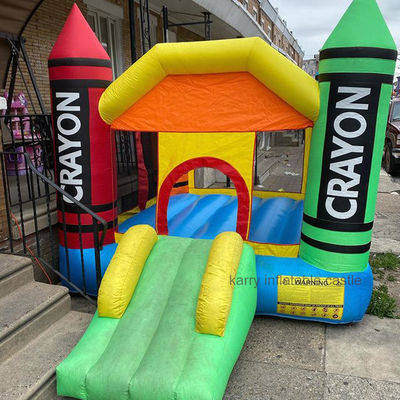 Maison de rebond Moonwalk gonflable à crayons portables avec certificat EN71/CE/plomb