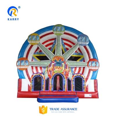 Terrain de jeux en plein air portable pour les enfants Ferris Wheel amusant château gonflable maison de saut en rebond