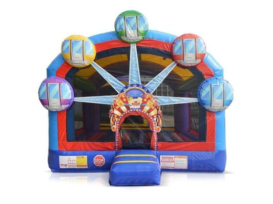 Terrain de jeux en plein air portable pour les enfants Ferris Wheel amusant château gonflable maison de saut en rebond
