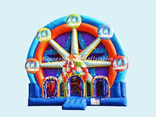 Terrain de jeux en plein air portable pour les enfants Ferris Wheel amusant château gonflable maison de saut en rebond