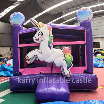 Unicorne gonflable Mini Combo Bouncer Commercial Saut à l'air Enfants Château gonflable Idéal