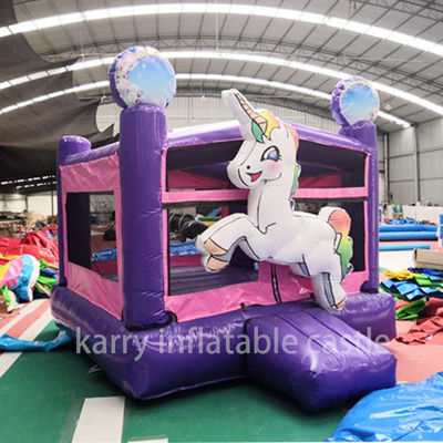Unicorne gonflable Mini Combo Bouncer Commercial Saut à l'air Enfants Château gonflable Idéal