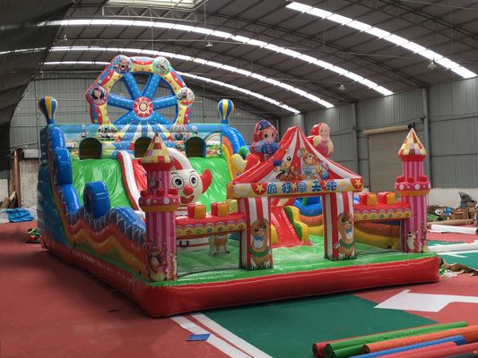 Plateau PVC Telaurine Matériau Caractéristiques Cirque Terrain de jeux gonflable Bouncer Castle