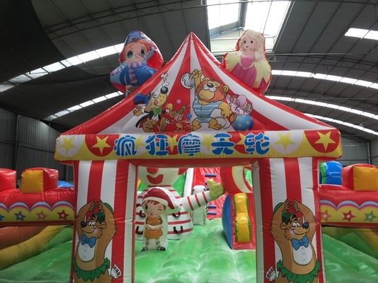 Plateau PVC Telaurine Matériau Caractéristiques Cirque Terrain de jeux gonflable Bouncer Castle