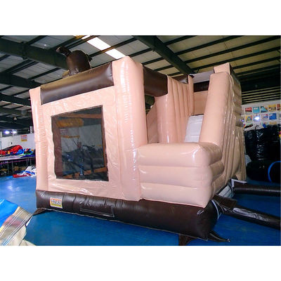 Commercial Château gonflable rebondissant avec toboggan à eau pour adultes gonflable à l'extérieur toboggan sec