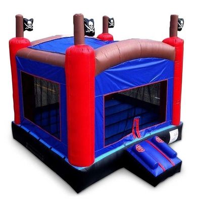 Unisexe environnemental Pirate Bouncy Castle avec trampoline gonflable et jeux en plein air
