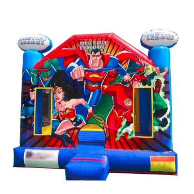 Service professionnel d'OEM sur gonflable Justice League Bouncy Castle depuis 14 ans