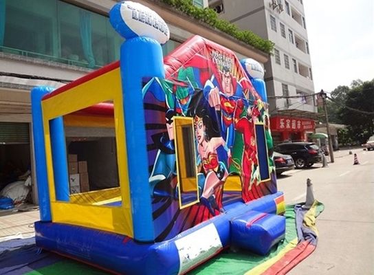 Service professionnel d'OEM sur gonflable Justice League Bouncy Castle depuis 14 ans