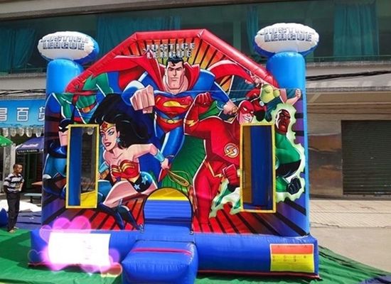 Service professionnel d'OEM sur gonflable Justice League Bouncy Castle depuis 14 ans