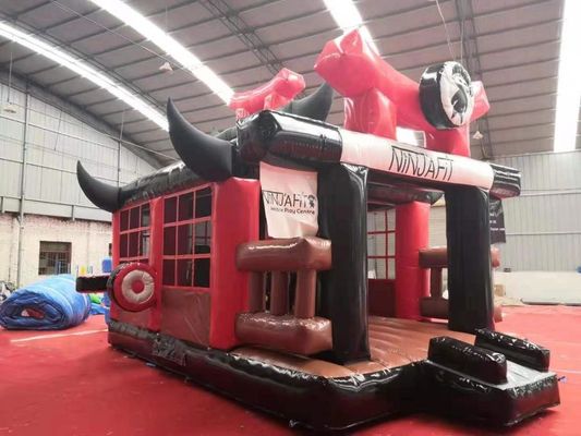 Château de trampoline gonflable de Budokan Matériau en PVC Joly Jumper Château de rebond 6*5*4,2m