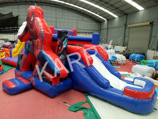 Homme araignée maison gonflable à rebond Combo Jumping Castle pour le divertissement des enfants