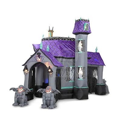 Portable sur le thème de l'Halloween maison gonflable hantée pour le divertissement des adultes