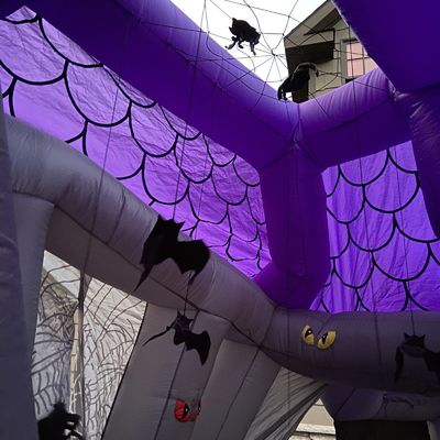 Portable sur le thème de l'Halloween maison gonflable hantée pour le divertissement des adultes